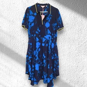 Ted Baker bluebell collared floral midi dress